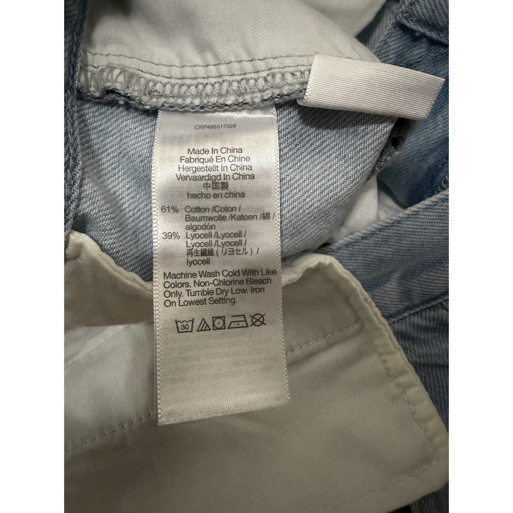 Madewell Harlow High Rise Wide Leg Jeans Light Wash Denim Women’s 27 Relaxed - Picture 7 of 9